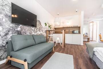 Фото номера Апартаменты-студио Делюкс с балконом Апарт-отели Tamara Suites &amp; Apartments г. Юрмала 5