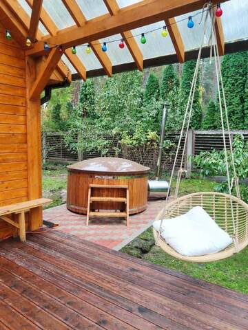 Фото номера Дом для отпуска Дома для отпуска Forest house with outdoor hot tub г. Юрмала 45