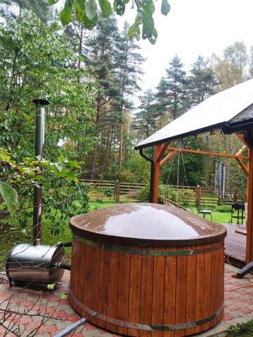 Фото номера Дом для отпуска Дома для отпуска Forest house with outdoor hot tub г. Юрмала 43