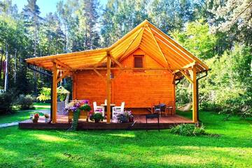 Фото номера Дом для отпуска Дома для отпуска Forest house with outdoor hot tub г. Юрмала 12