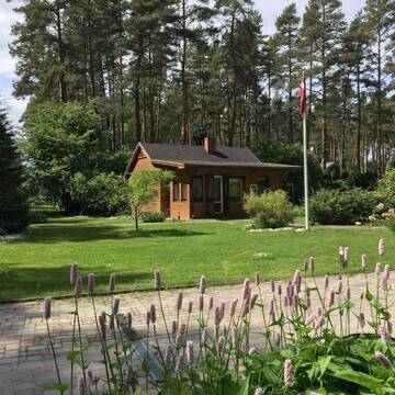 Фото номера Дом для отпуска Дома для отпуска Forest house with outdoor hot tub г. Юрмала 24