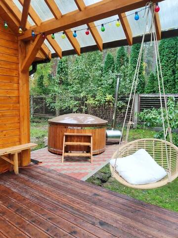 Фото номера Дом для отпуска Дома для отпуска Forest house with outdoor hot tub г. Юрмала 9