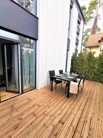 Фото номера Апартаменты с 1 спальней Апартаменты Design apartment LOFT MAJORI with large terrace г. Юрмала 7