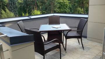 Фото номера Апартаменты с 2 спальнями и террасой Апарт-отели Katrin Apartments г. Юрмала 10