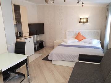 Фото номера Номер-студио с мини-кухней Гостевой дом Naiza Guesthouse and Apartments г. Юрмала 2