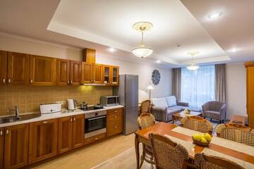 Фото номера Апартаменты с 2 спальнями Апарт-отели Villa Alvīne Family Apart-Hotel г. Юрмала 37