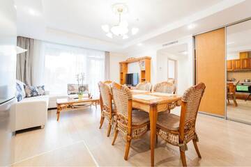 Фото номера Апартаменты с 2 спальнями Апарт-отели Villa Alvīne Family Apart-Hotel г. Юрмала 17