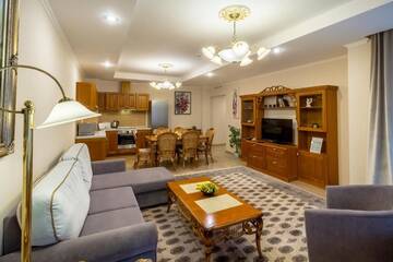 Фото номера Апартаменты с 2 спальнями Апарт-отели Villa Alvīne Family Apart-Hotel г. Юрмала 21