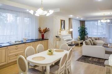 Фото номера Апартаменты Делюкс с 2 спальнями Апарт-отели Villa Alvīne Family Apart-Hotel г. Юрмала 2