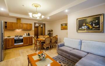 Фото номера Улучшенные апартаменты с 2 спальнями Апарт-отели Villa Alvīne Family Apart-Hotel г. Юрмала 2
