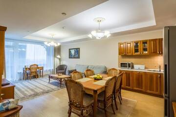 Фото номера Апартаменты с 2 спальнями Апарт-отели Villa Alvīne Family Apart-Hotel г. Юрмала 23